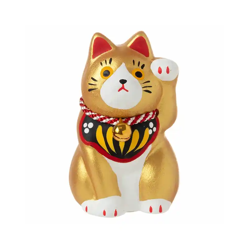 民芸招猫・金 (小)